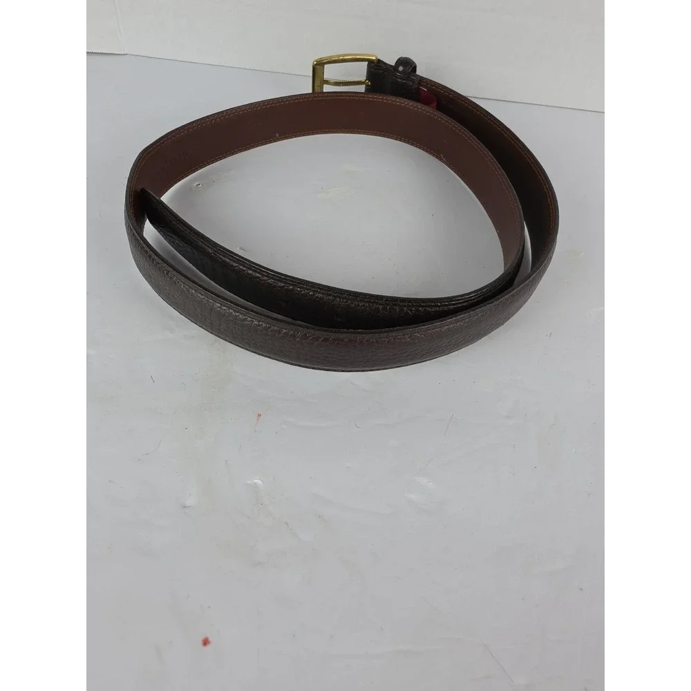 Cole Haan Leather Belt 36 Brown 1 1/4